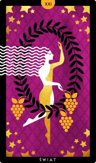tarot miesięczny, świat