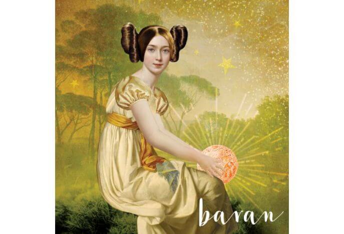 Plakat znaki zodiaku - Baran