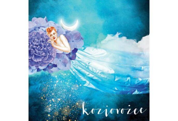 Plakat znaki zodiaku - Koziorożec