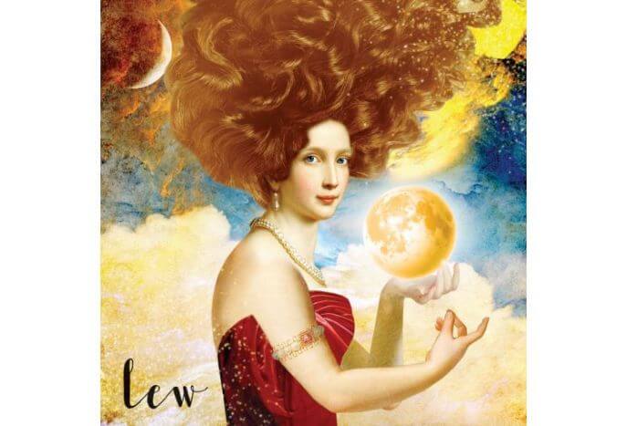 Plakat znaki zodiaku - Lew