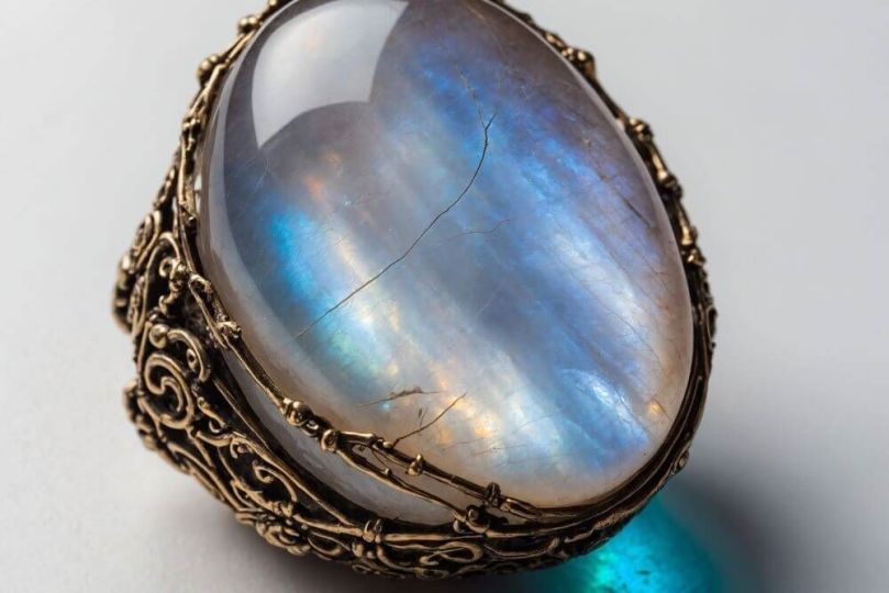 kamień księżycowy talizman dla Ryb