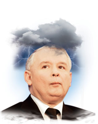 Prezes Kaczyński nad przepaścią