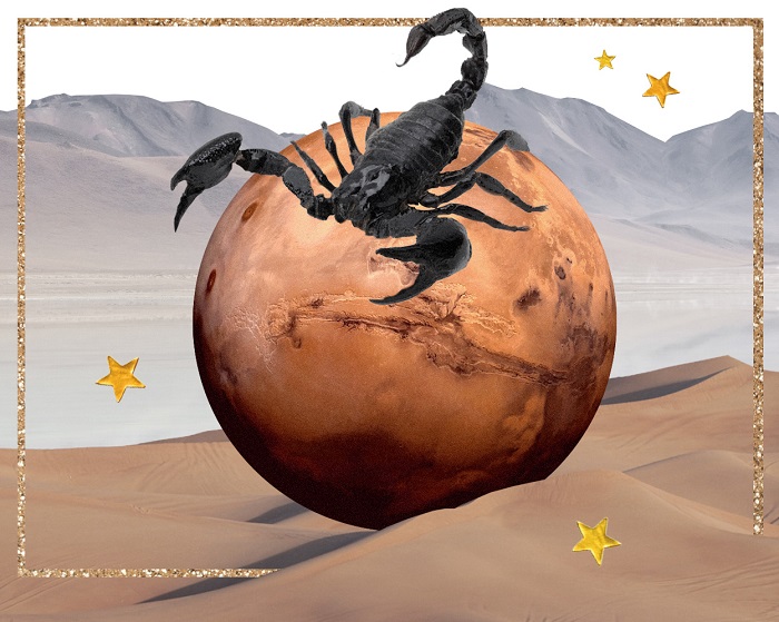 mars w skorpionie