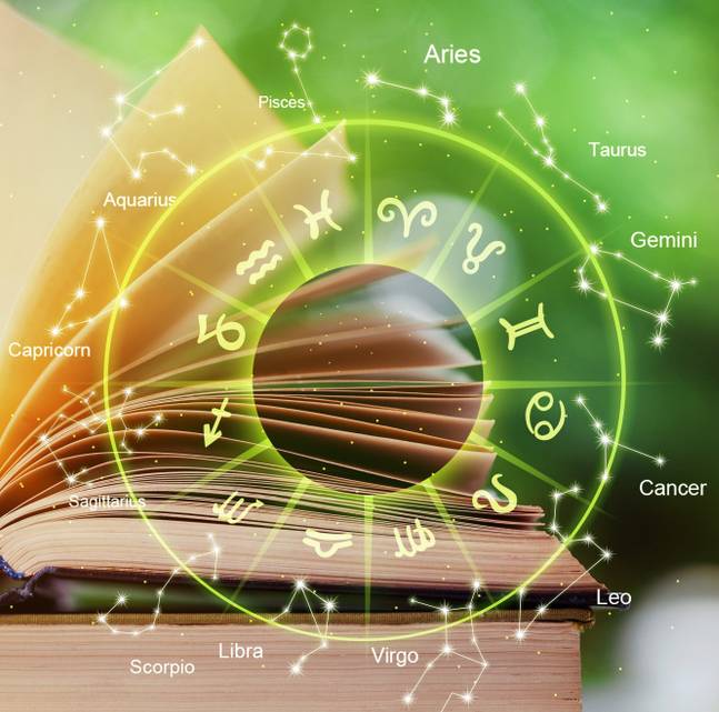 księga, znaki zodiaku, horoskop