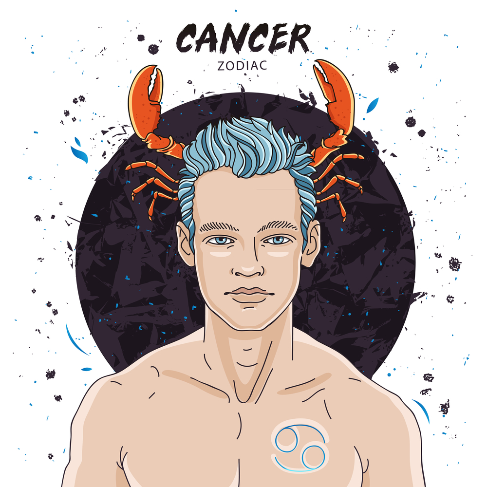 mężczyzna, znak Raka, zodiak